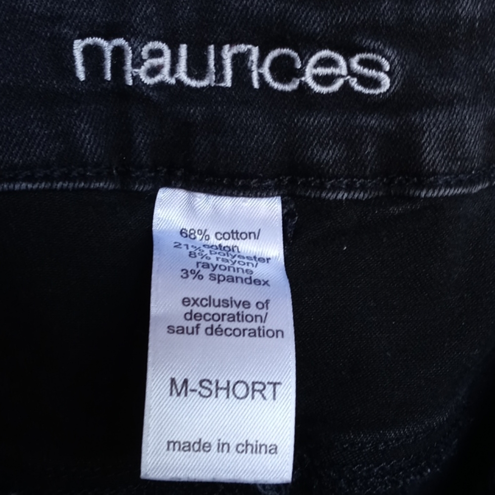 Maurices M Short Black Jeans M Short - Picture 3 of 4